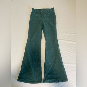 American Eagle Outfitters Stretch Pants in Deep Green